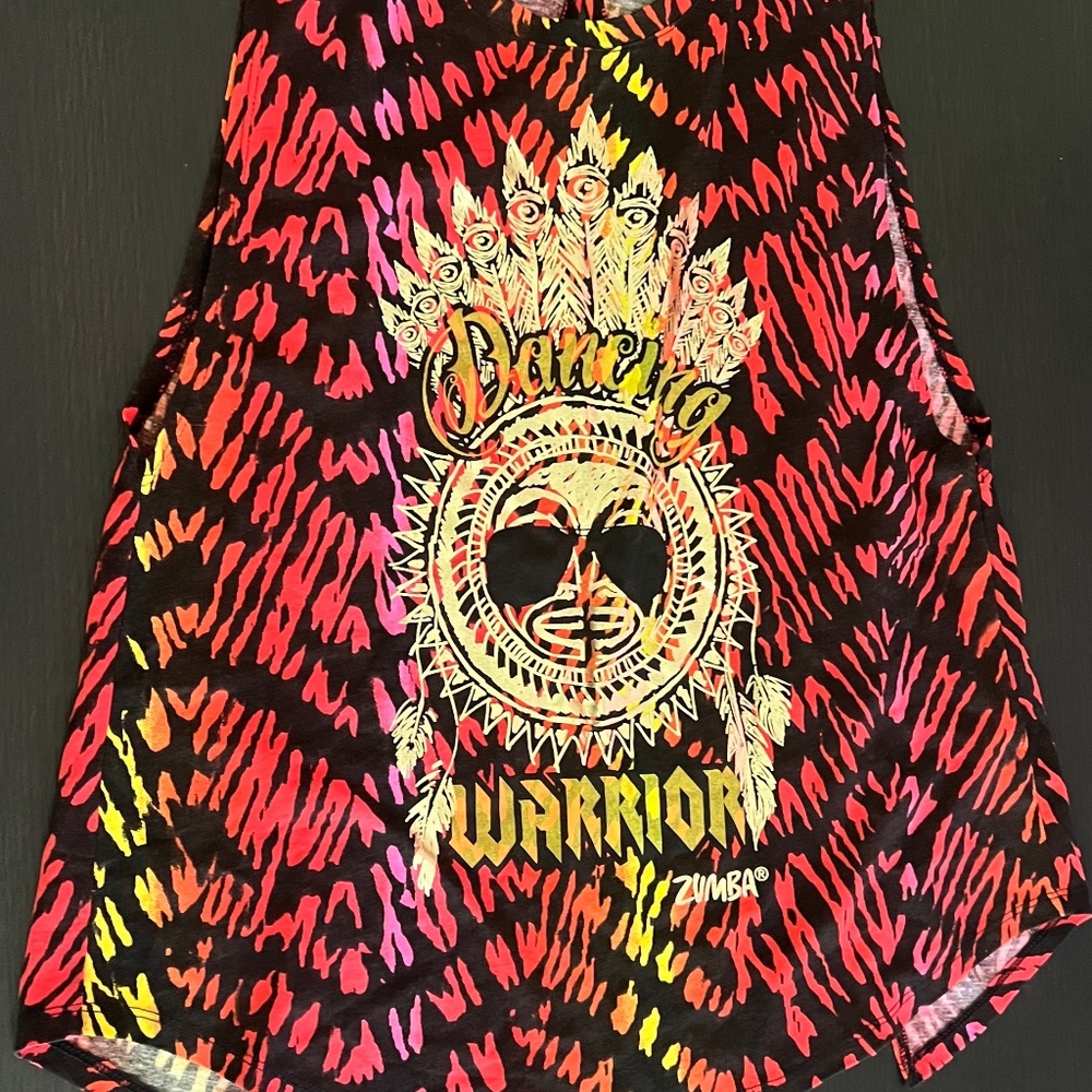 Zumba Dancing Warrior Open Back Tank